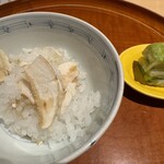 銀座 しのはら - 激ウマ松茸ご飯！お代わりしたかったけど、腹パンパン orz