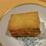 銀座 しのはら - 海老、枝豆、トウモロコシの揚げパン