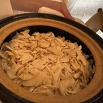 銀座 しのはら - 松茸どっさりのご飯