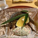 銀座 しのはら - 子持ち鮎（卵がパンパンでした）