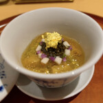 銀座 しのはら - キャビア、ウニ、落花生の豆腐？