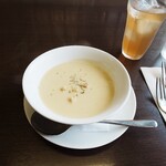 ステーキレストラン　真 - 美味しいコーンスープ
