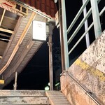 〆ステーキ ジマジロー - 入船の地下道上がると看板があります