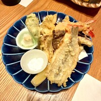 味工房まんま 別館 - 天ぷら盛り-松茸など