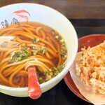 鐘庵 - 料理写真:桜えび温うどん。