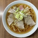 食堂なまえ - 極太手打ちチャーシュー麺　770円