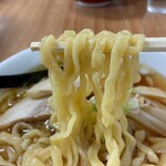 食堂なまえ - 極太手打ちラーメン:麺