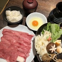 飛騨牛一頭家 馬喰一代 岐阜神田 - 「すき焼きランチ150g」