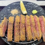 海老フライ 味噌かつ かつひで - 