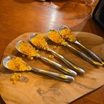 炉ばたイタリアン 自然派ワイン いるふぉ - やまめの黄金イクラ