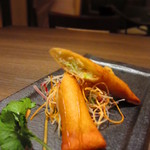 新宿ランブータン - タラバ蟹の揚げ春巻き