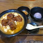 風遊斎 - カラサン豆腐すばセット（1,000円）