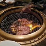 SATOブリアン - タン(焼いている途中)