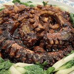 館山美食倶楽部 - (11)揚げ大穴子の大蒜醤油ドラゴン煮込み