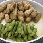 館山美食倶楽部 - (4)おおまさり（落花生）と枝豆の紹興酒酒粕漬け