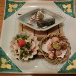 季節料理 なみき - 2014' 10/30 先付、季節のもの