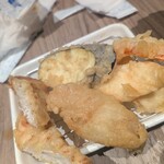札幌かすそばtoてんぷら風土 - 天ぷら５種盛り
