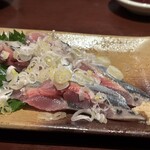 まえの - 秋刀魚のお刺身　臭みは欠片も無し