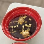 Tokyo Style Noodle ほたて日和 - 特製のつけダレ（醤油）　つくね入り♪