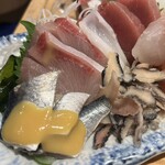 ニューすしセンター 春木屋 - 刺し盛りアップ