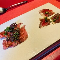 オーセンティック リビング ブッチャー エヌワイシー 福岡警固 - オードブル2品 