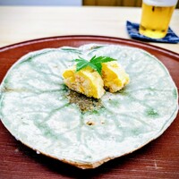 日本料理 久丹 - とうもろこしの天ぷら