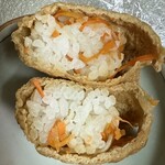 稲荷ずし 松むら - 断面です。