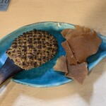 手打ち蕎麦 雷鳥 - 蕎麦味噌焼き