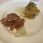 厳選洋食さくらい - 前菜２種の盛合せ（生ハム　エスカベッシュ）