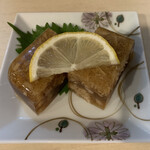 手打ち蕎麦 雷鳥 - 魚の煮凝り