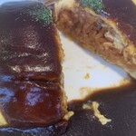 厳選洋食さくらい - オムライス（断面）