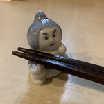 手打ち蕎麦 雷鳥 - かわいい箸置き