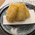 割烹 市川 - 玉蜀黍の天ぷら