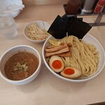 つけそば 周 - つけそば並300ｇ890円＋のり 110円