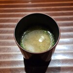 鮨 在 - あら出汁味噌汁