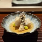 鮨 在 - 愛媛産 白甘鯛と松茸の揚げ出し