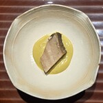 鮨 在 - 蒸しアワビ 肝ソース