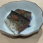 鮨 美幸 - 秋刀魚の塩焼き肝乗せ　最高に美味い！
