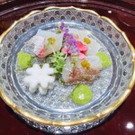 蓬左茶寮 - 鯛のお造り