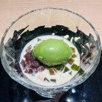 蓬左茶寮 - 抹茶アイスとあんみつ