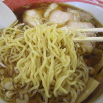 Maruyama Ramen - 20140813_もっちりした中太縮れ麺