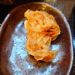 鰻の成瀬 - お重から吸い取った余分なタレ