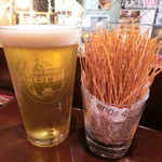 82 - ソーンブリッジIPA1100円、かりかりパスタ300円