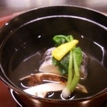 吉川 - お椀　太刀魚のしんじょ・松茸・かぶ