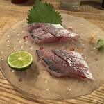 季節料理かたやま - 中あじ