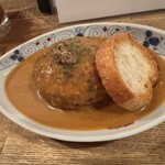 季節料理かたやま - クリームコロッケデミソース