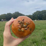 テコナ　ベーグルワークス - あずきカボチャクリームチーズ