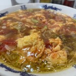 中華麺キッチン まくり - トマ、玉、キャベツのコンビネーション♫