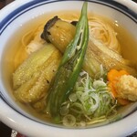 あごだし稲庭うどん 古泉洞 - 焼きなすの稲庭うどん(冷)