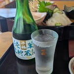 漁師料理 かつら亭 - 千福 冷酒 300ml 1320円　(2025.7)